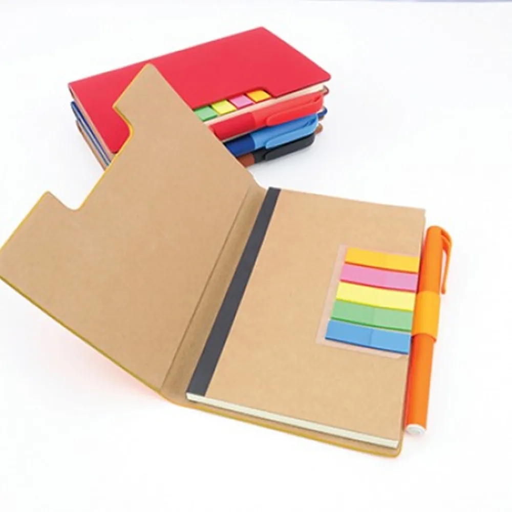 Spiral Notebook Business Notepad with Sticky Notes 1