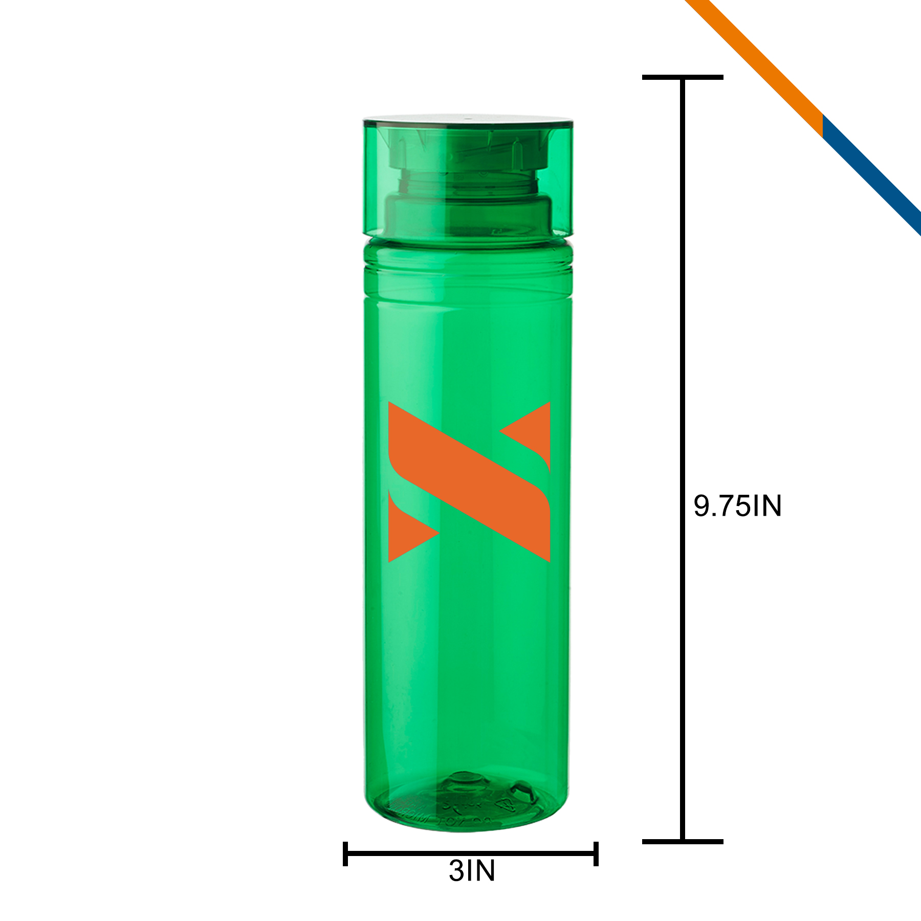 Orista Plastic Water Bottle - 30 OZ. 6