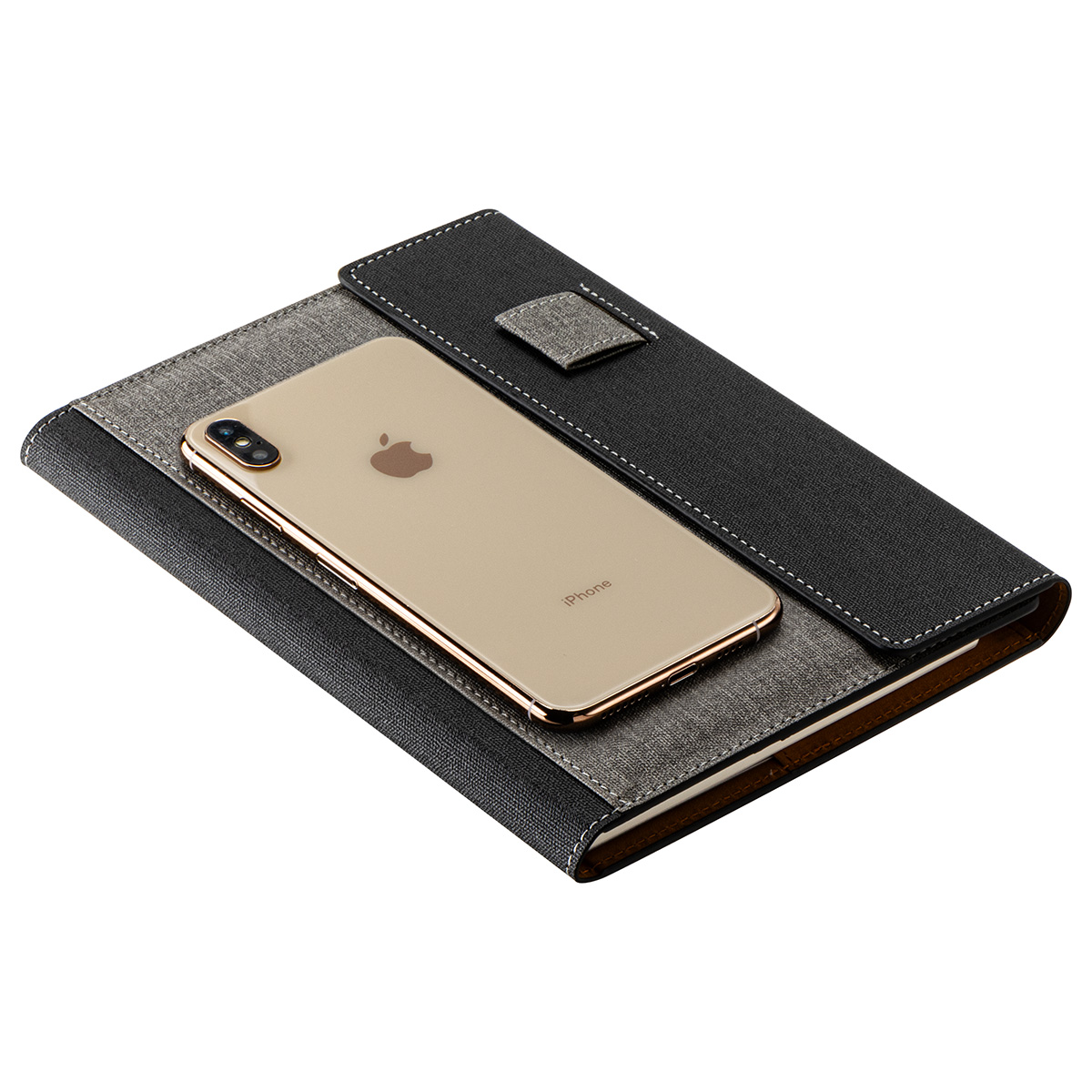Folio Refillable Hardcover Journal with Card Pockets and Magnetic Closure 4