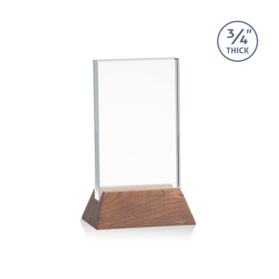 Walkerton VividPrint™ Award - Starfire/Walnut (Vert) 13