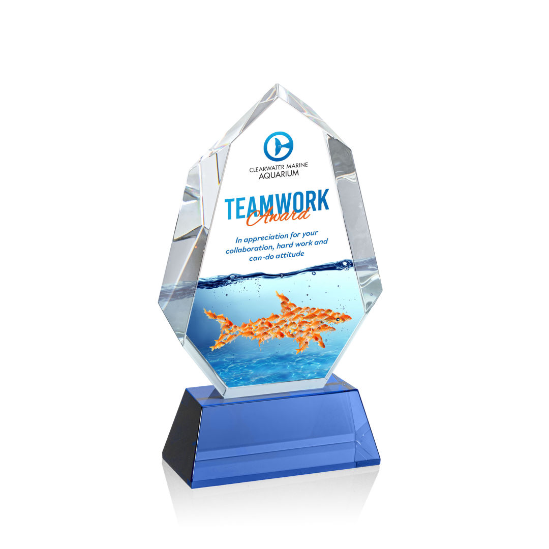Norwood VividPrint™ Award on Newhaven Base - Blue 10
