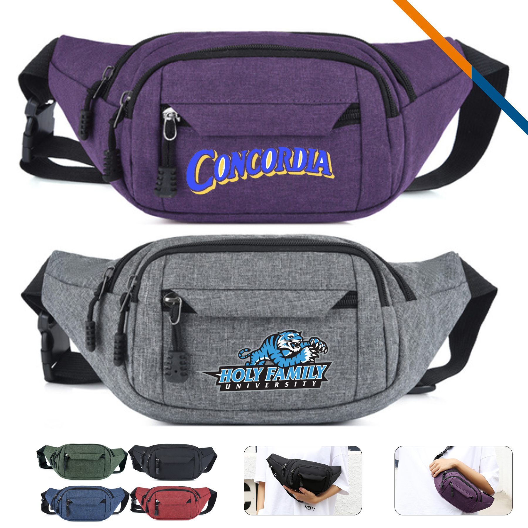 Fano Oxford Fabric Fanny Pack 3