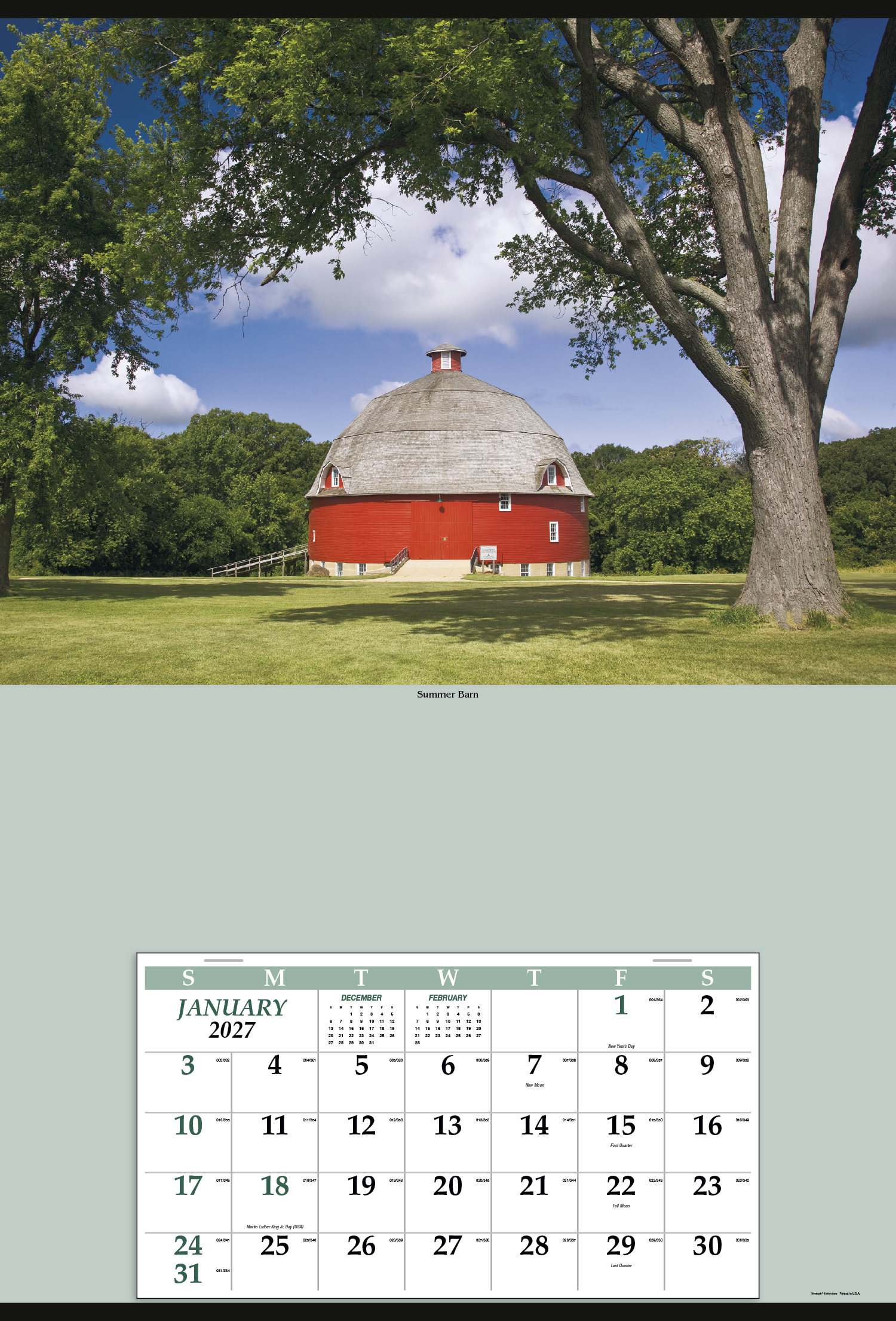 Triumph® Calendars Jumbo Hanger (12-Month) Calendar 43