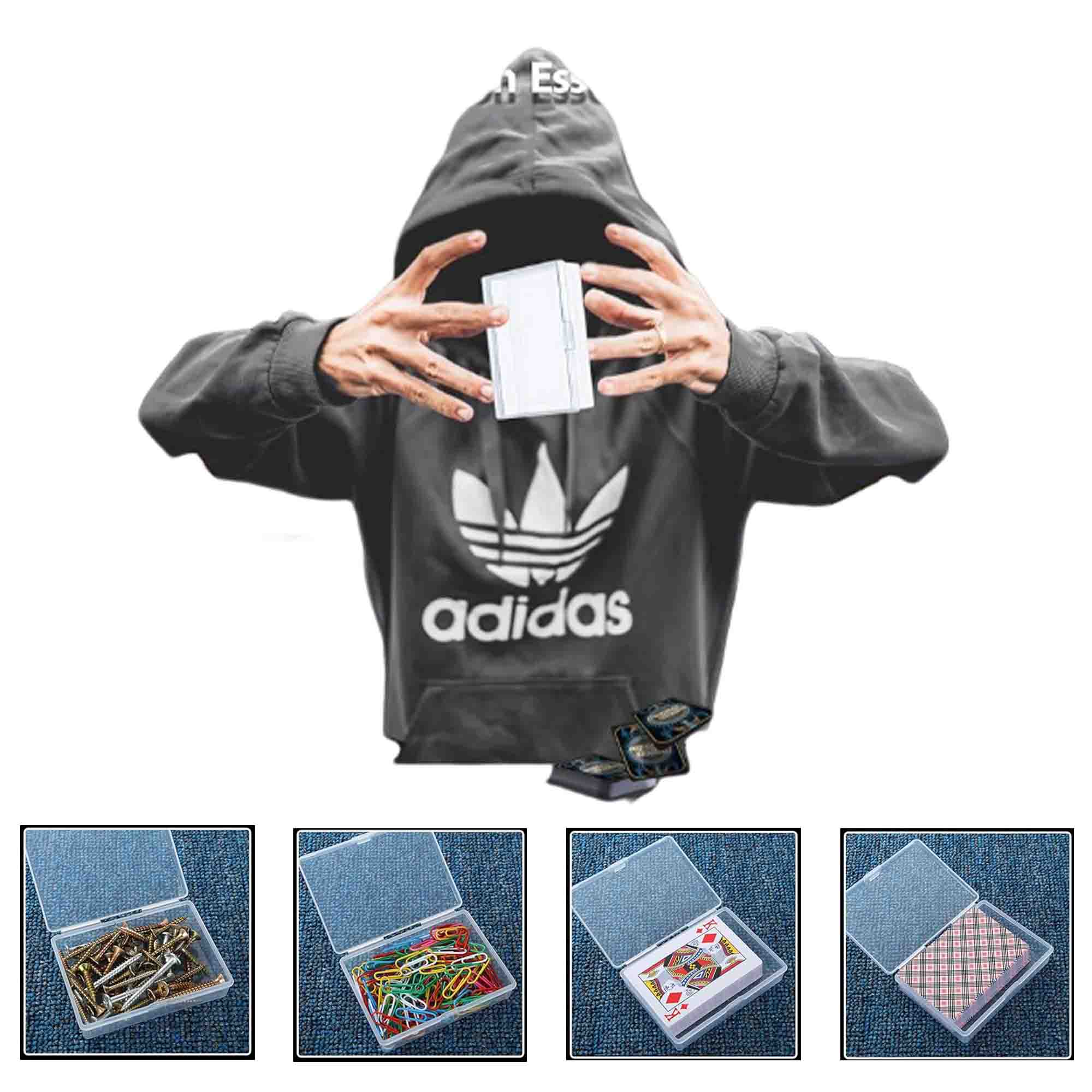Plastic Playing Game Card Storage Box Holder Clear Deck 2