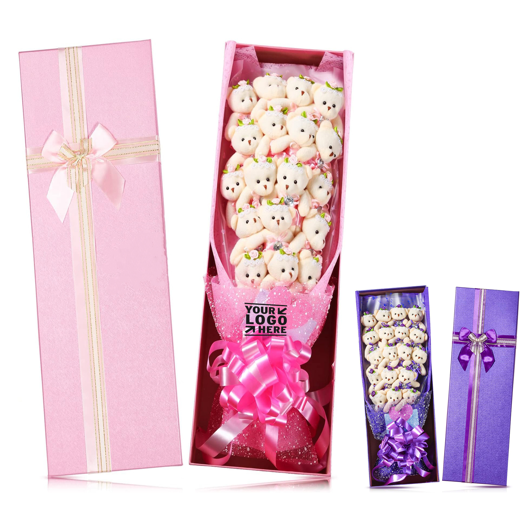 Cute Plush Bear Bouquet 2