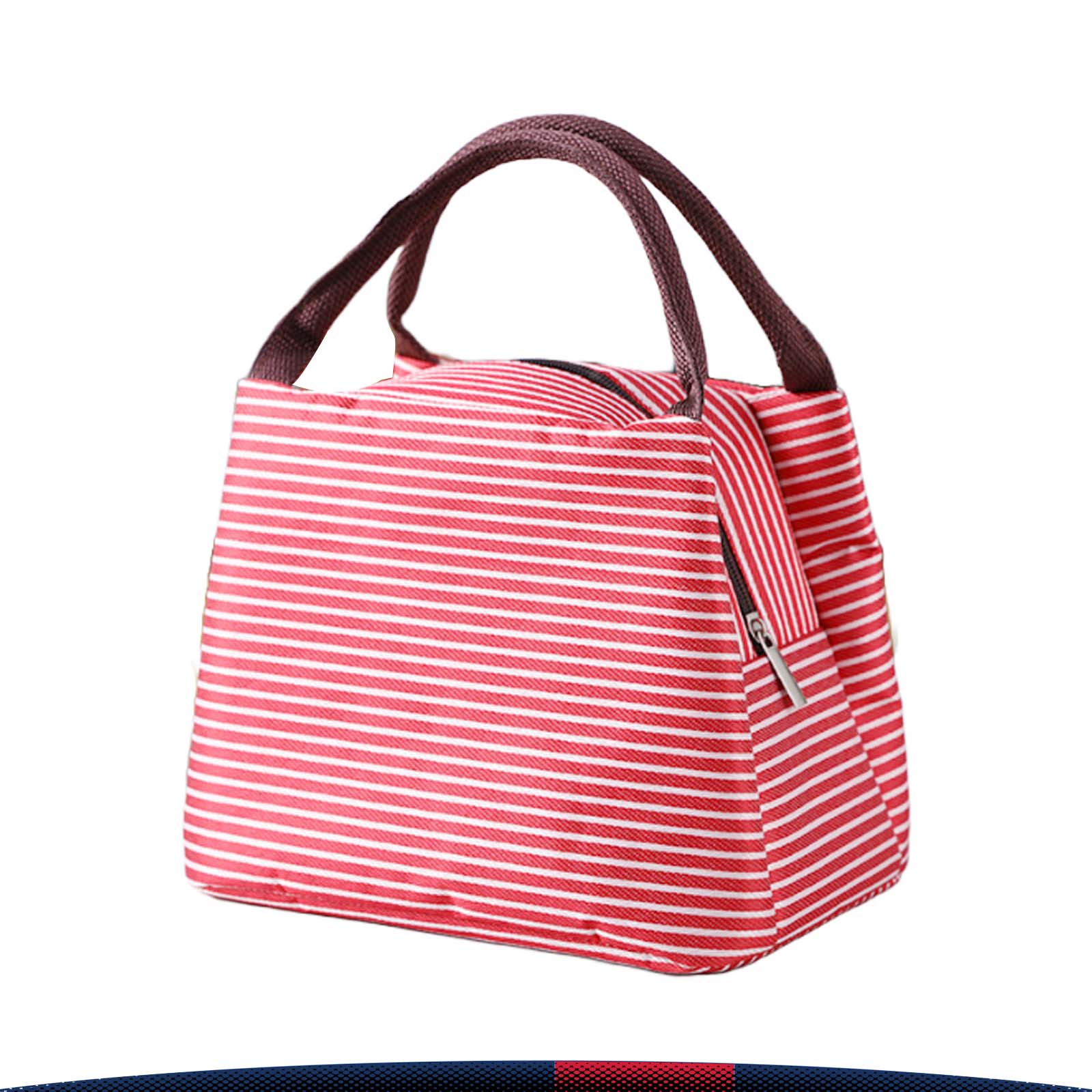 Stripe Cooler Tote Bag 6