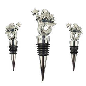 Unique Mermaid Shaped Wine Cork Bottle Stopper 11