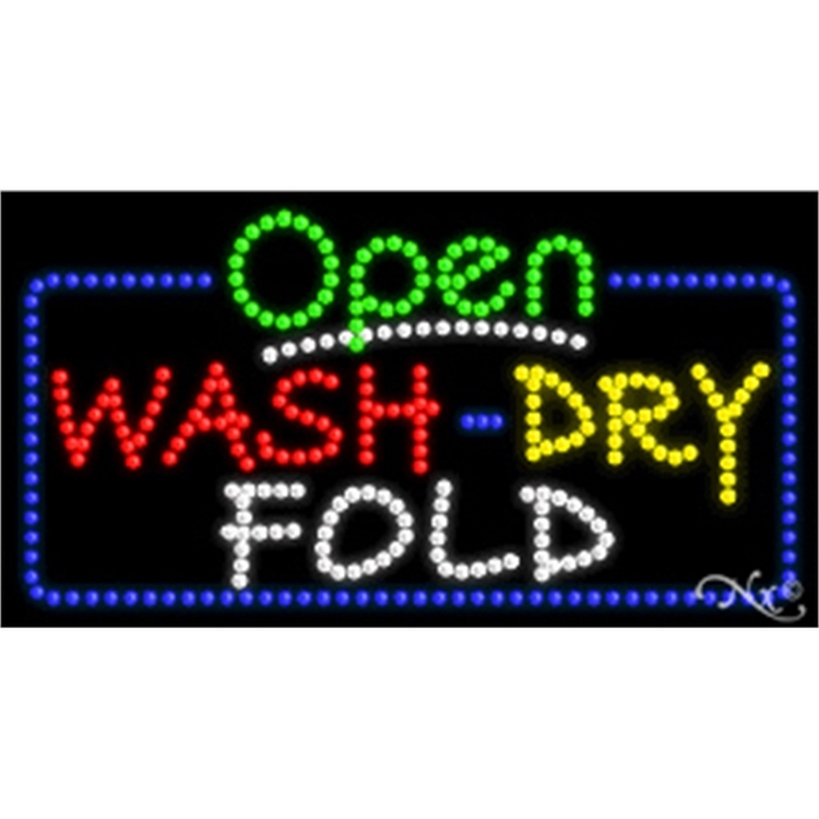 LED Sign w/ Open Flasher & Animation 3