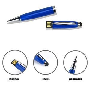 3 In 1 USB Drive Metal Pen With Stylus 2
