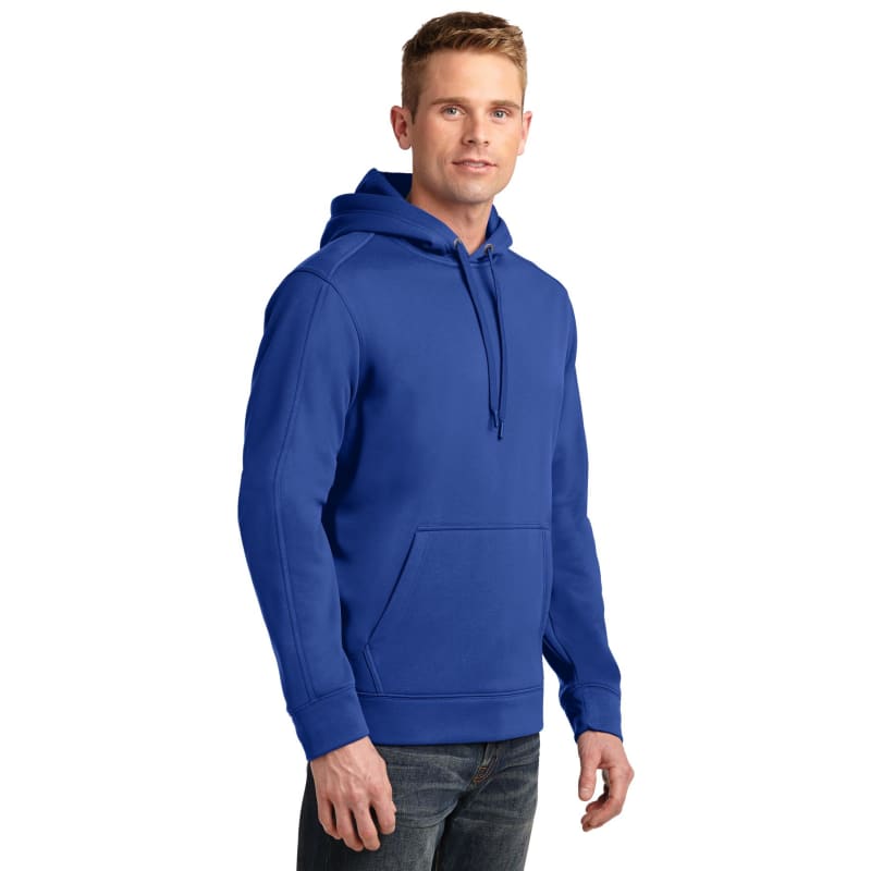 Sport-Tek Repel Fleece Hooded Pullover. 3