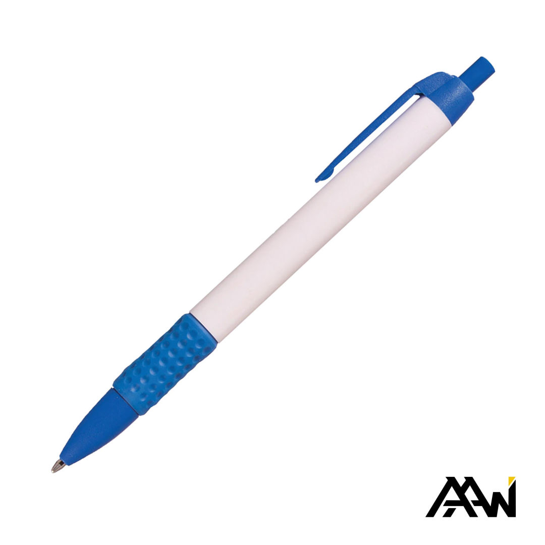 Widebody Grip Pen Glossy White Barrel - Matte 10