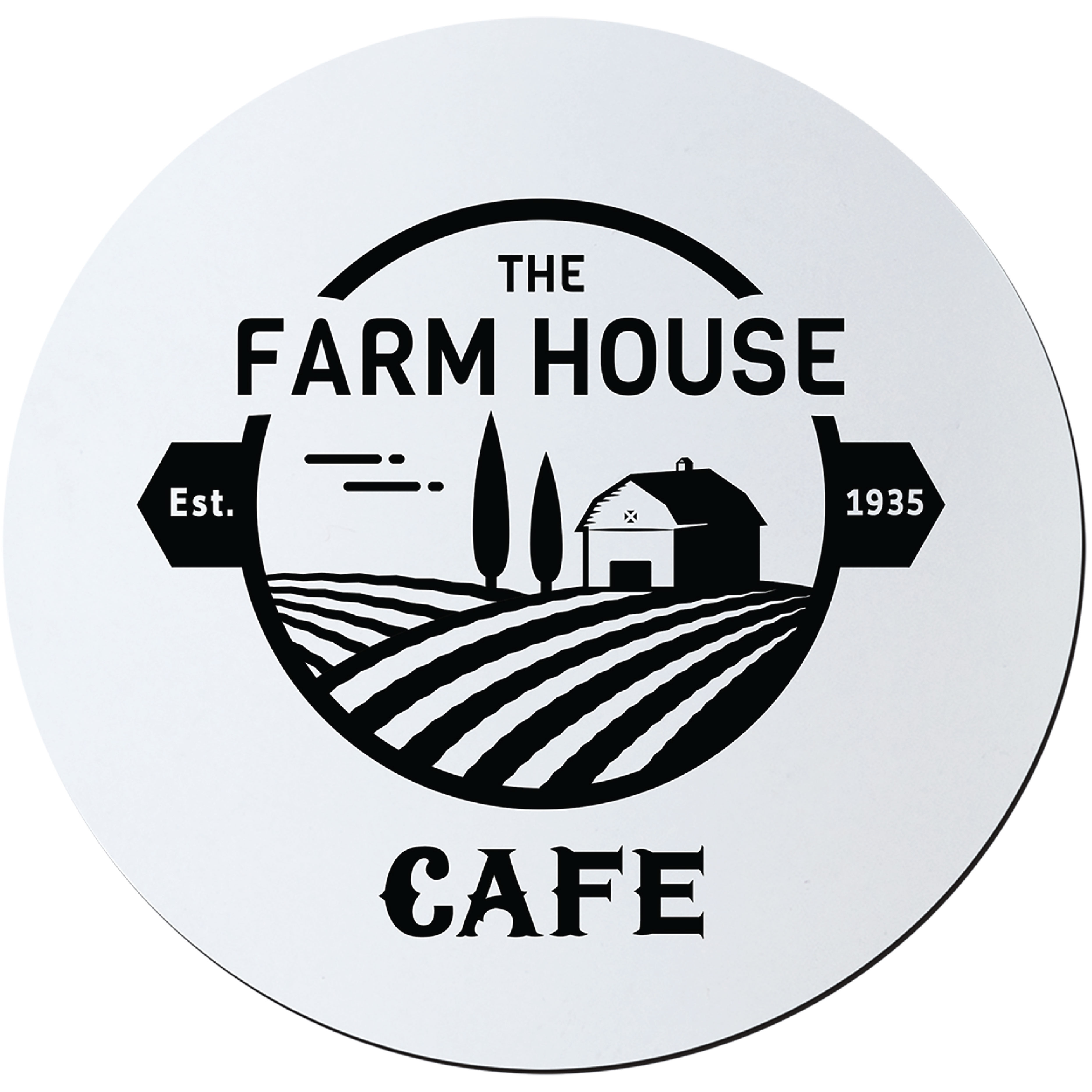 3" White Round Silicone Coaster