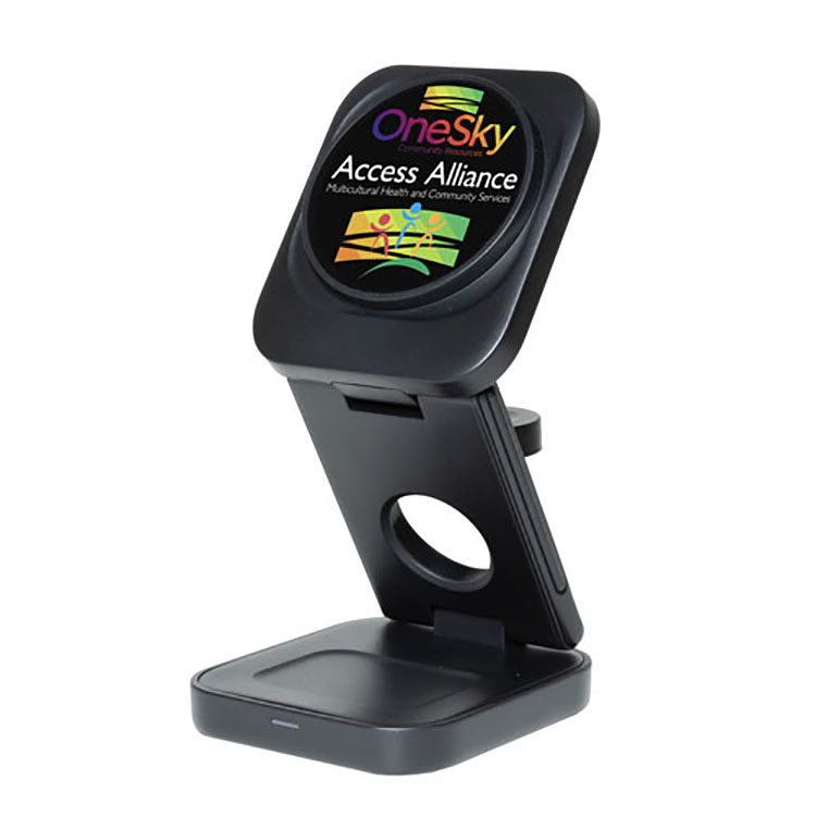 "AMPSTATION" 3-in-1 15W Wireless Charging Station 5