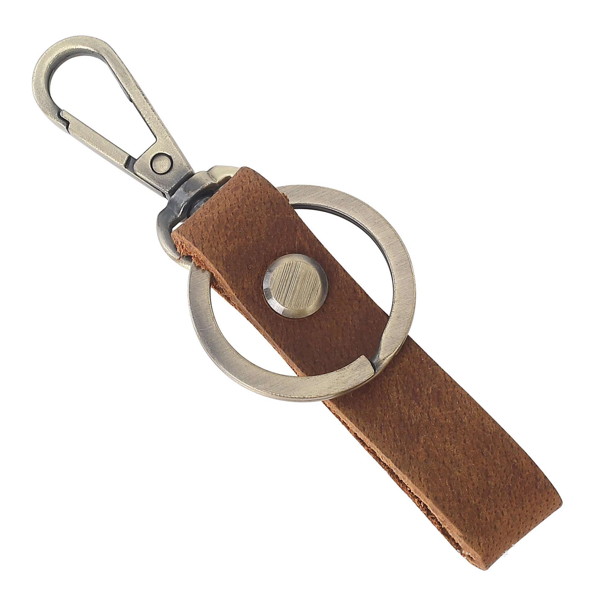 Retro Leather Car Key Rings 3