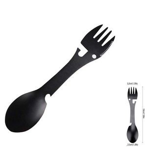 5 In 1 Stainless Steel Spork Knife Survival Tool 5
