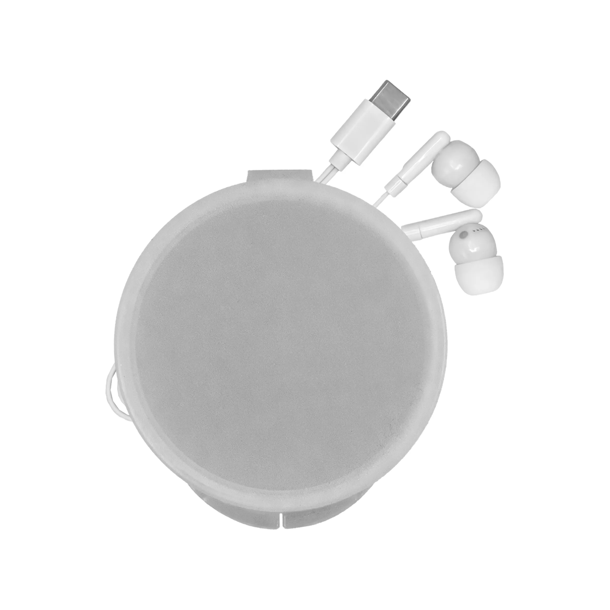 Round Type C Ear Bud Case 4