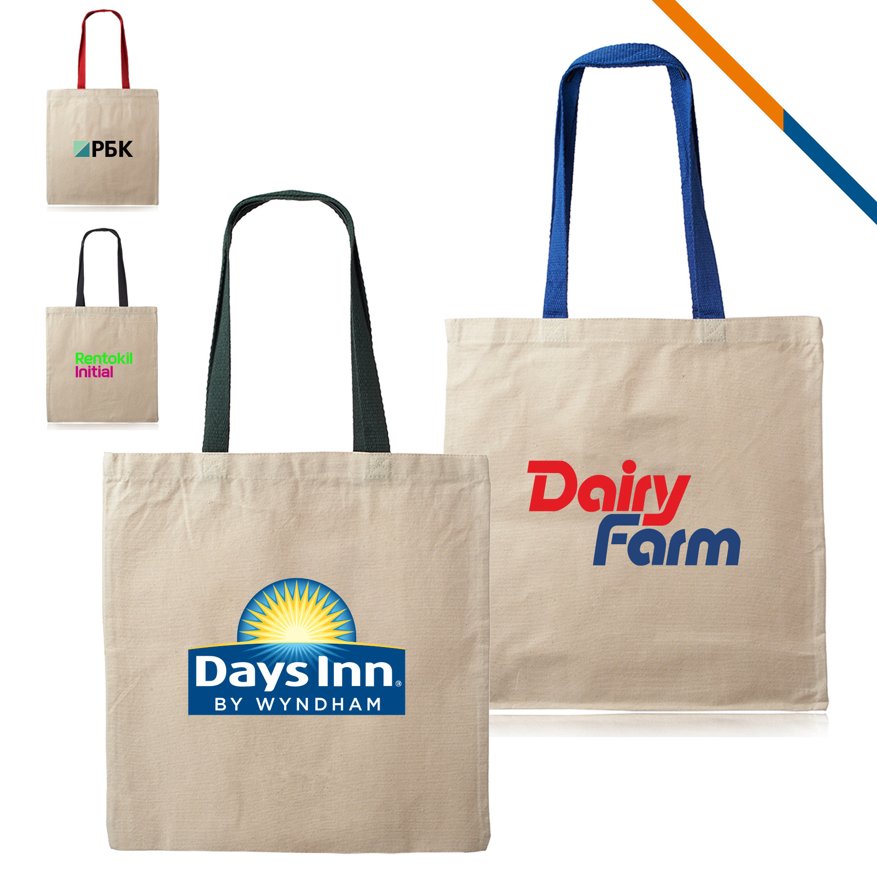 Sibelle Cotton Canvas Tote Bags 1