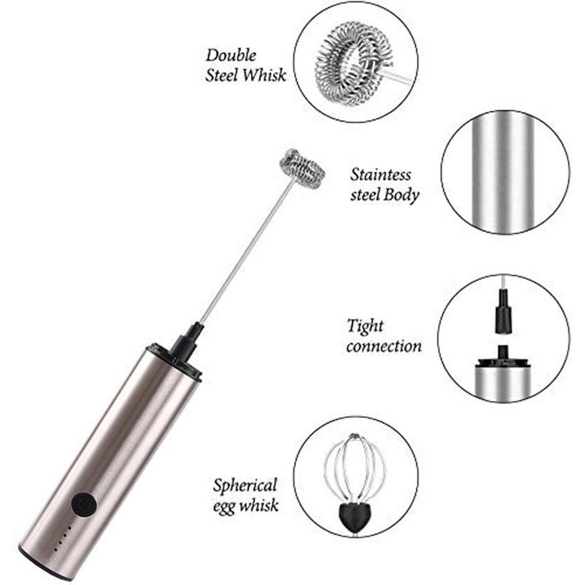 USB-Rechargeable Milk Frother 4