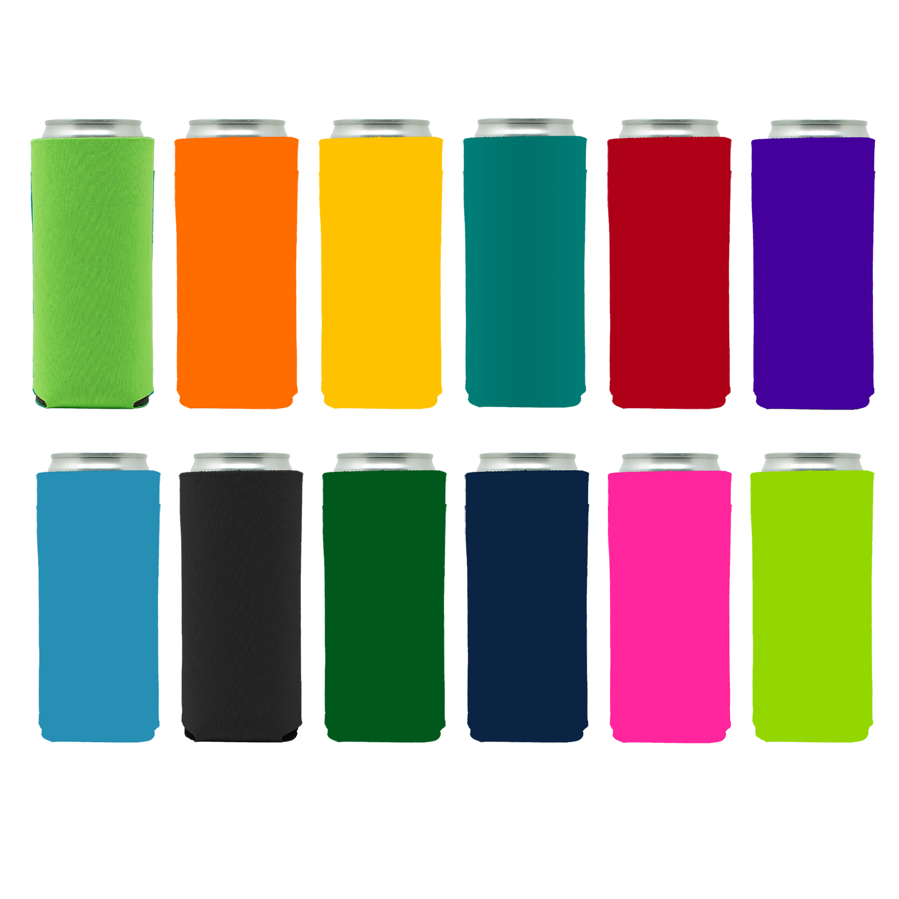 12oz. Slim Neoprene Seltzer can cooler 4