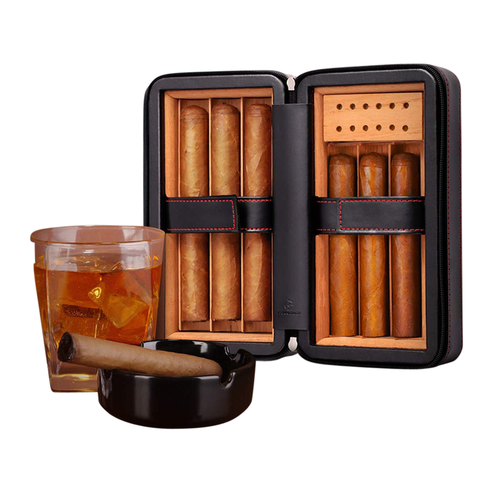 6-Cigar Leather Case 4