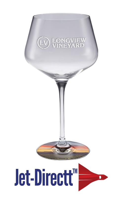 23 oz. Rona Burgundy - Deep Etched 7