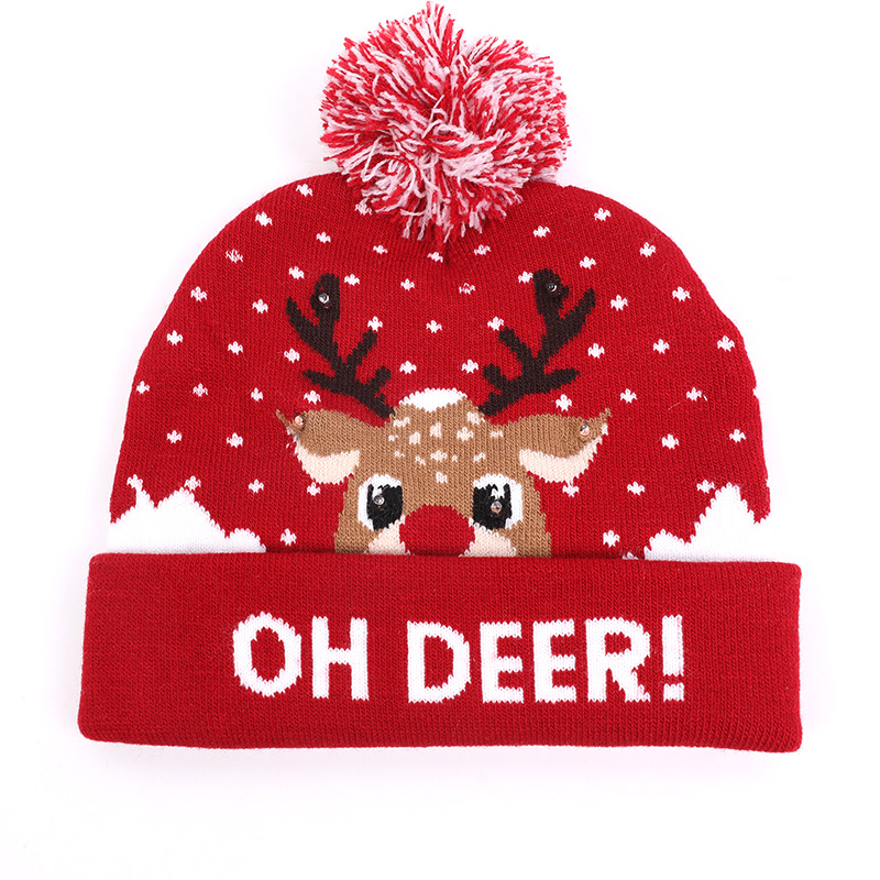 LED Christmas Holiday Hat for Unisex Kids Adults 24