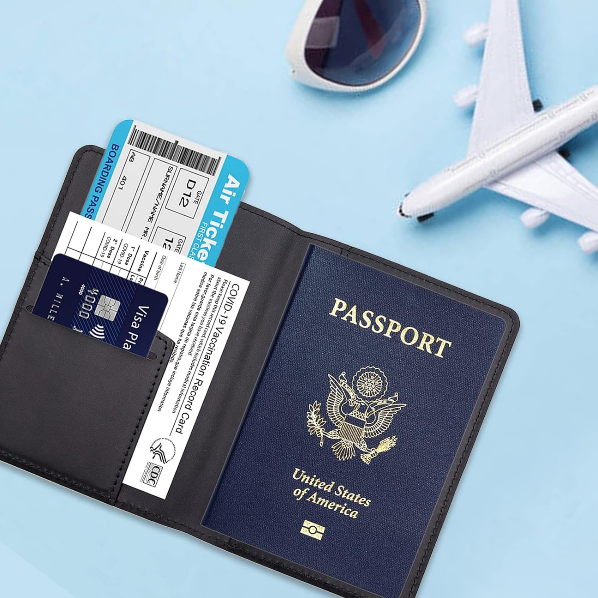 Passport Holder Card Slots 1