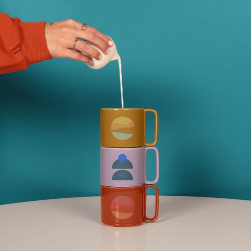 SHORT NEST MUG - 10OZ CERAMIC