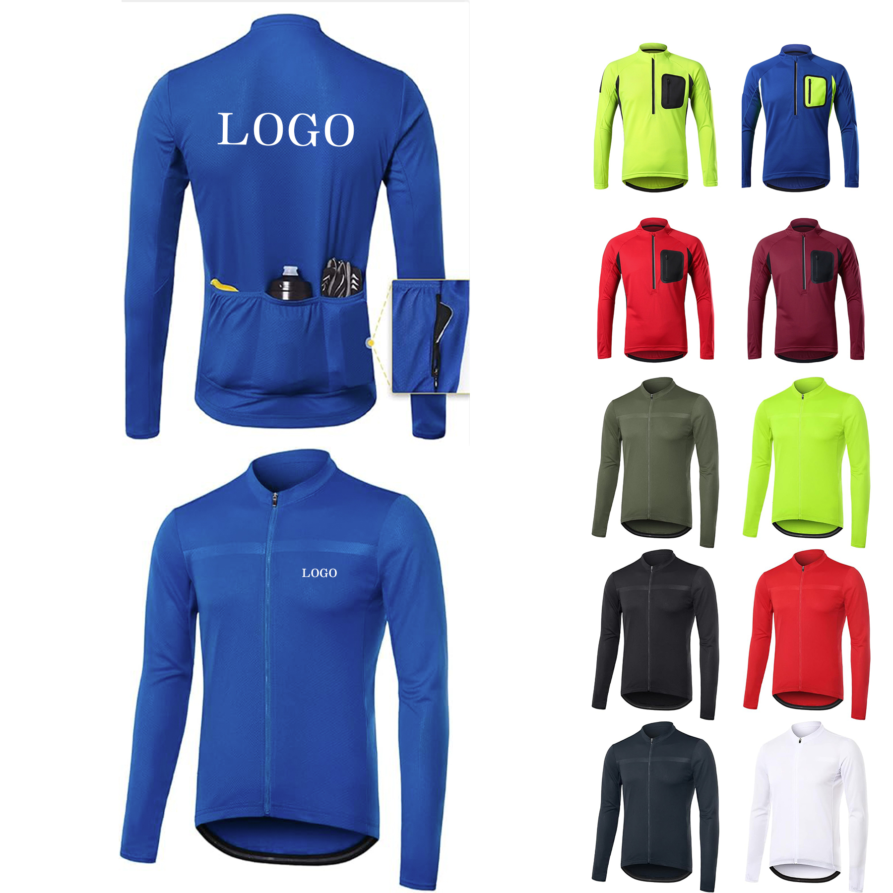 Men's Cycling Jersey with Pockets 11
