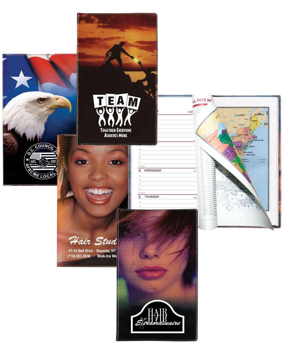 Stock Theme Full-Color Vinyl Cover Weekly Planner 1