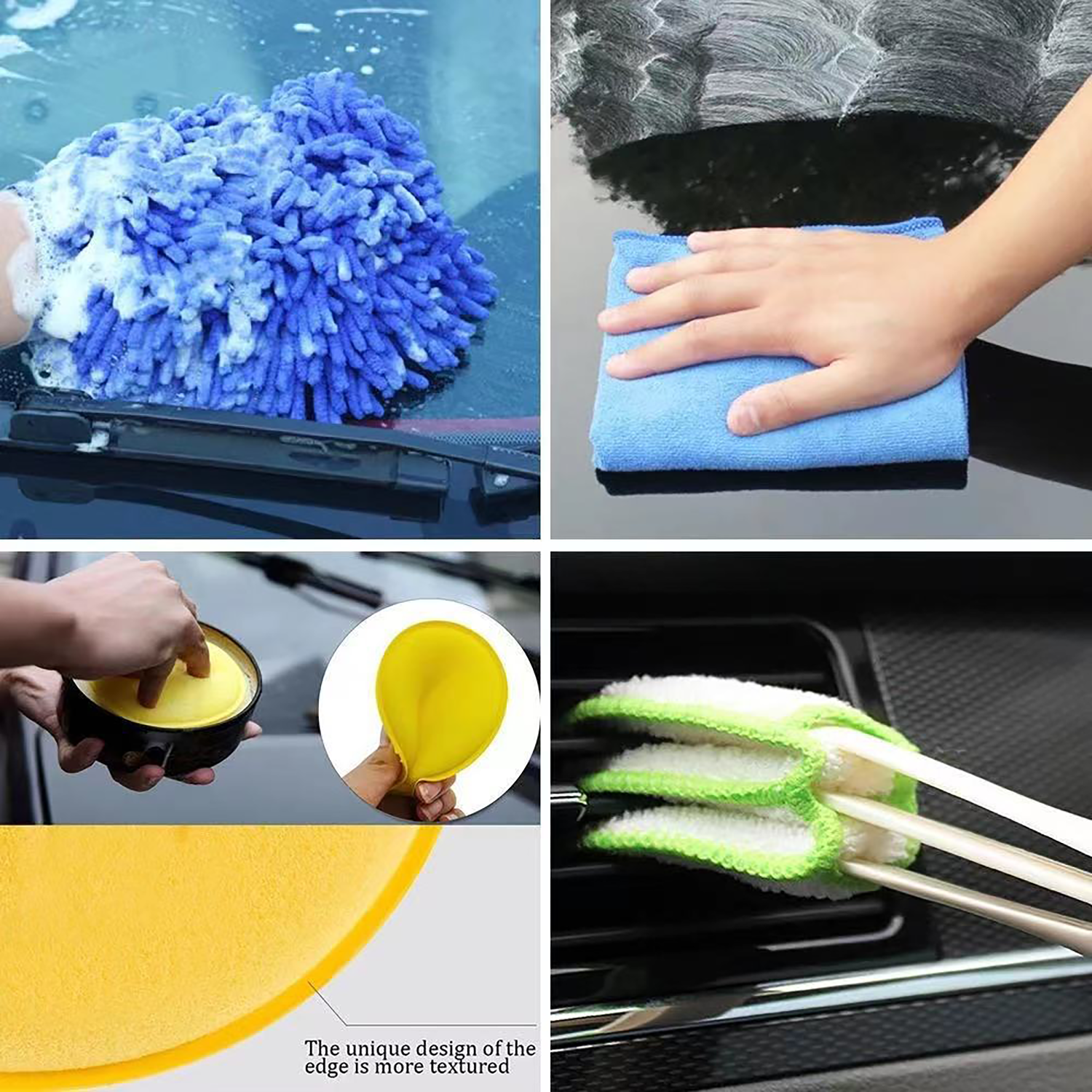 Car Cleaning Detailing Brush Set for DrillTools Kit 7
