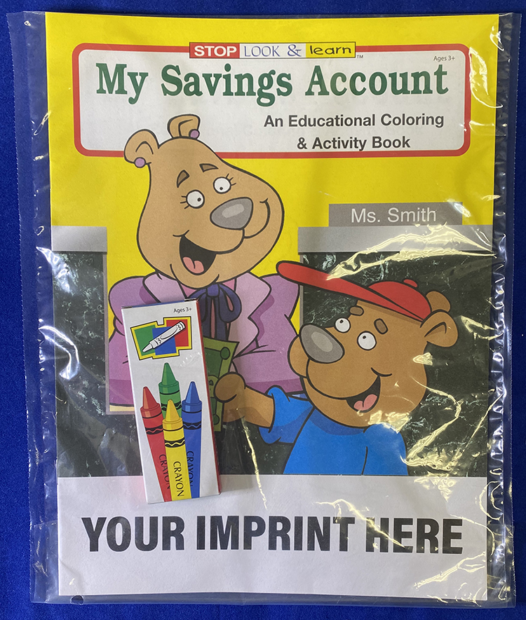 COLORING SET - My Savings Account Coloring Book Fun Pack 3