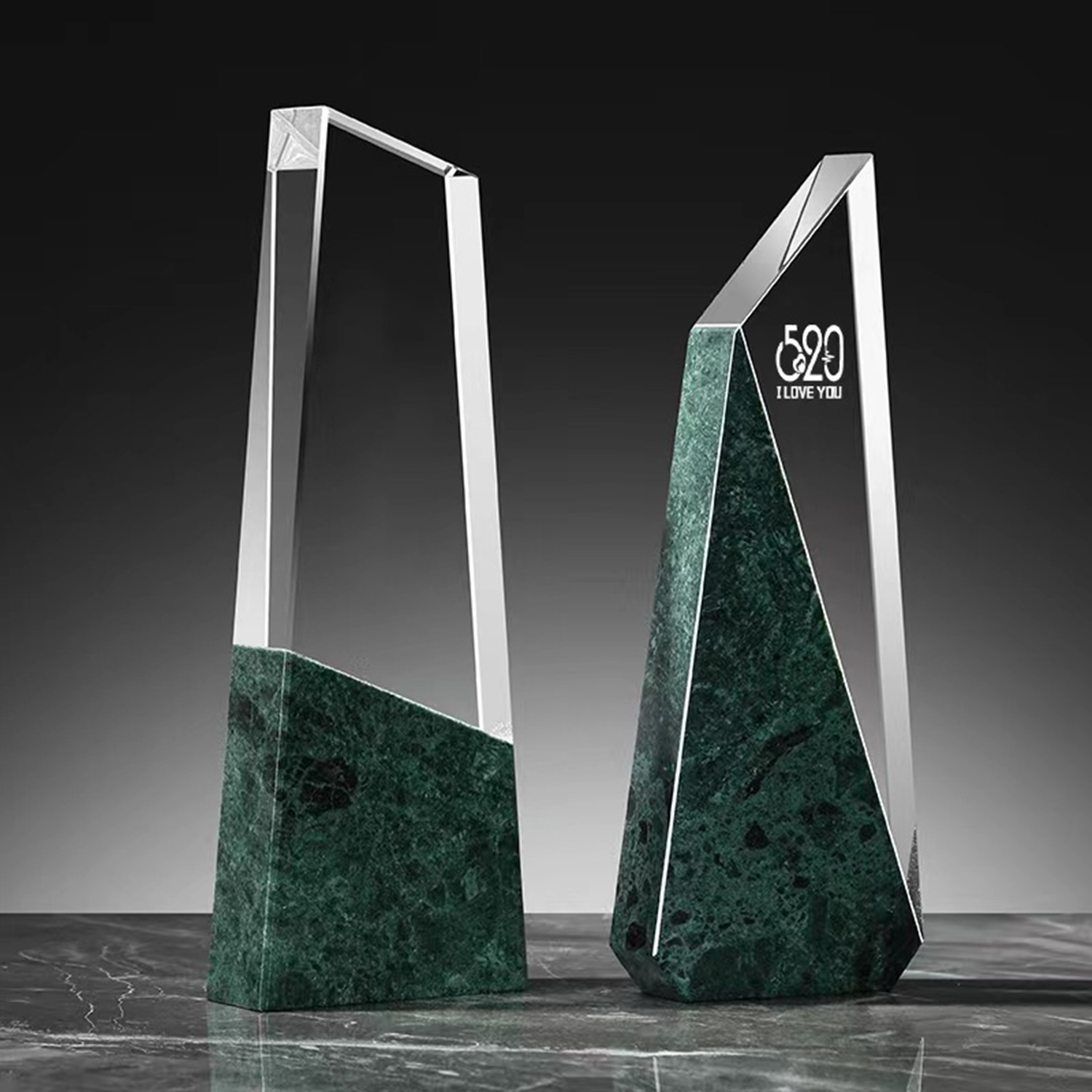 Customized Marble Crystal Trophy 4