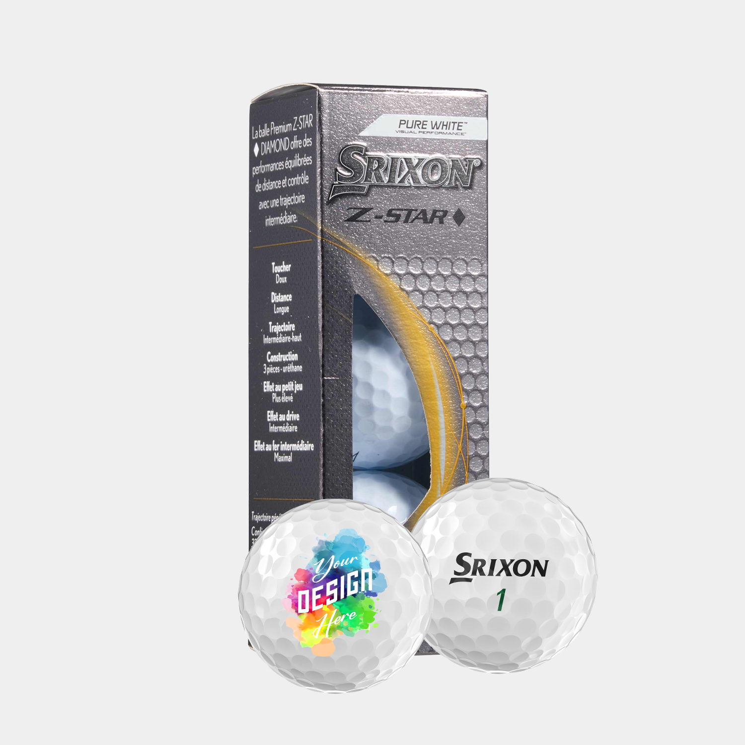 Srixon® 3 Pack Z-STAR DIAMOND Golf Balls 3