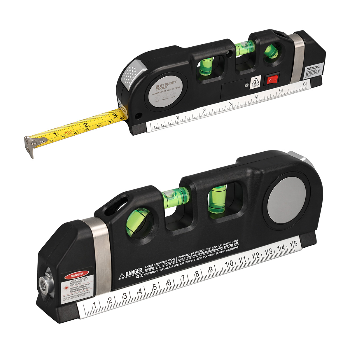 Best Buddy Tools ® Laser Level Multi-Tool 9