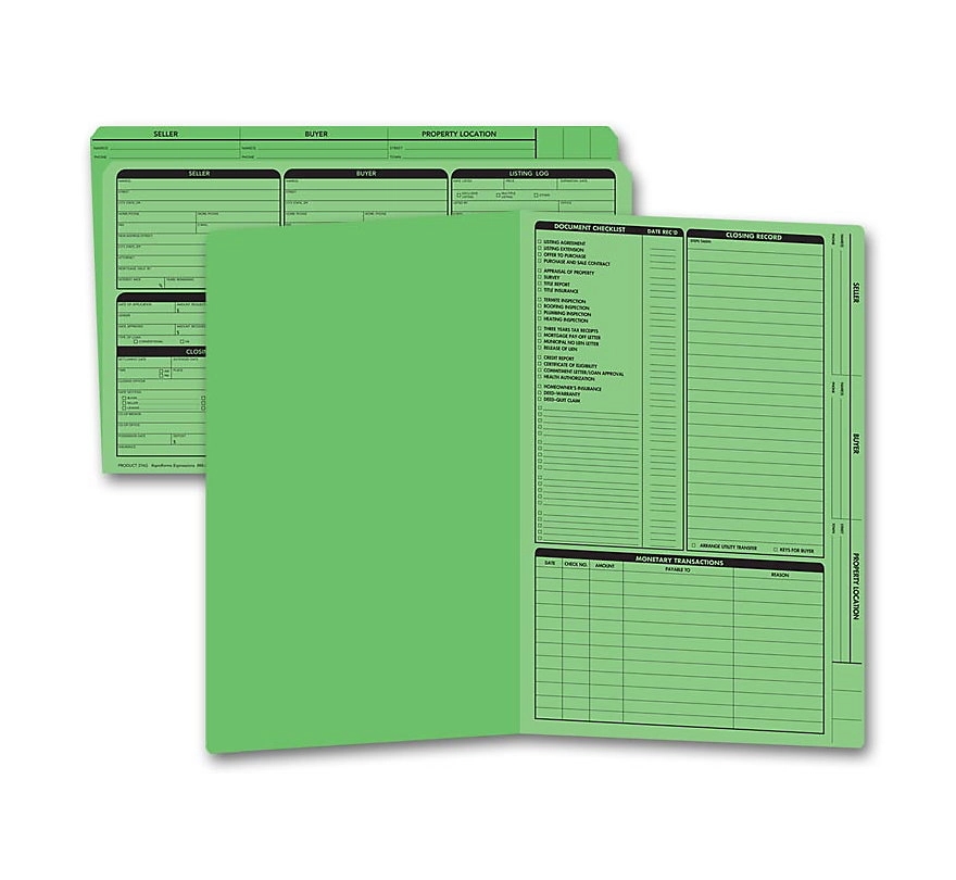 Legal size real estate folder 5