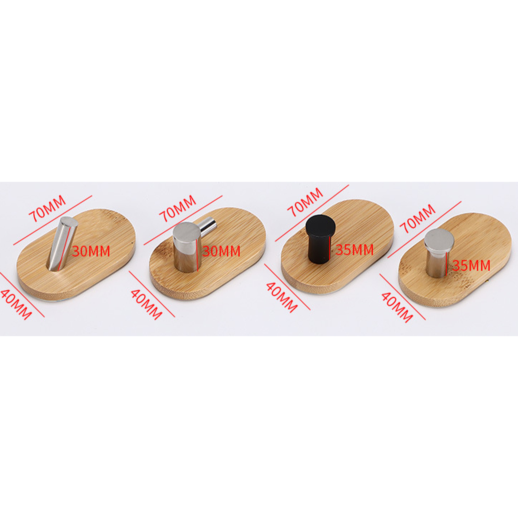 Wood Wall Mounted Coat Rack 3