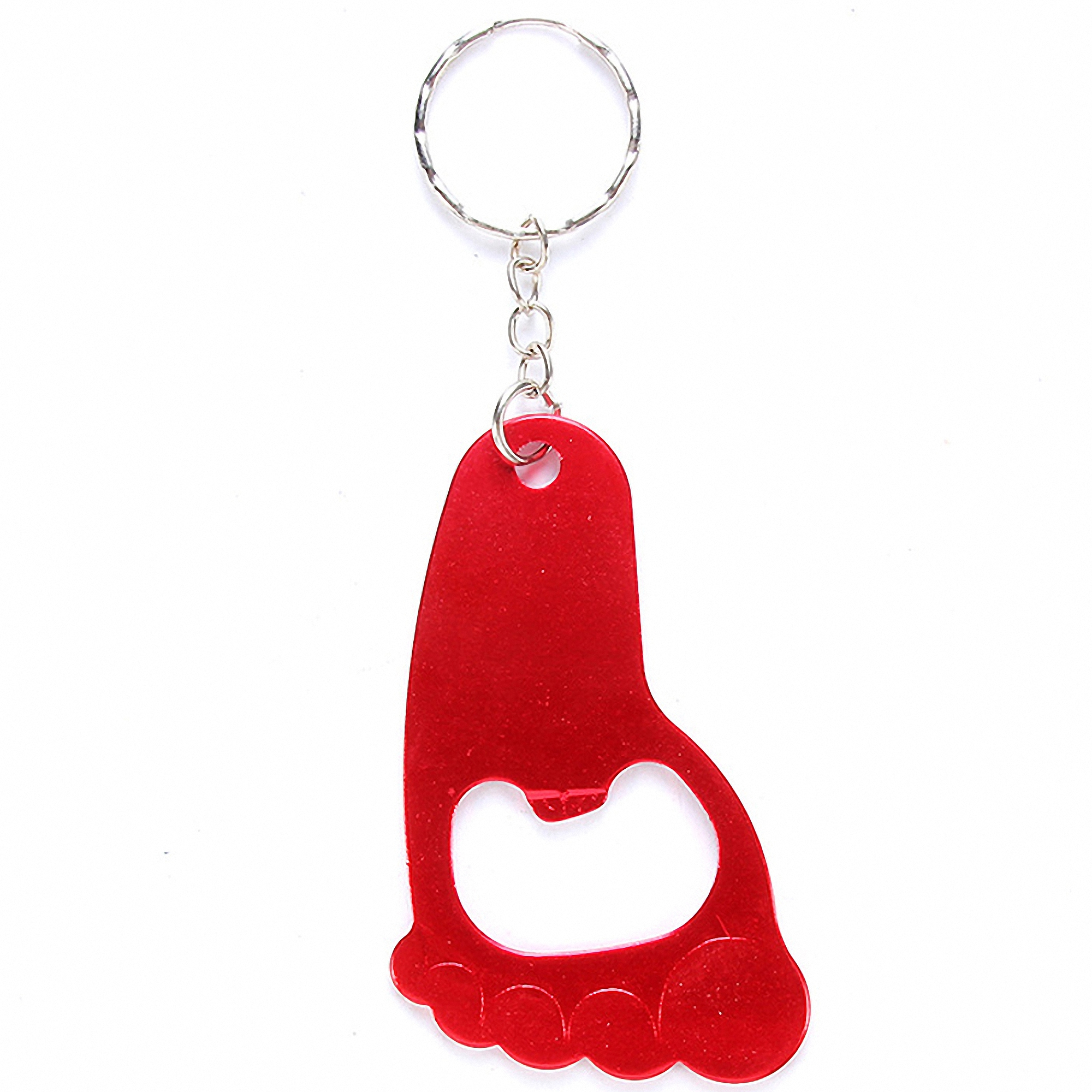 Foot Shape Keychain Bottle Opener 3
