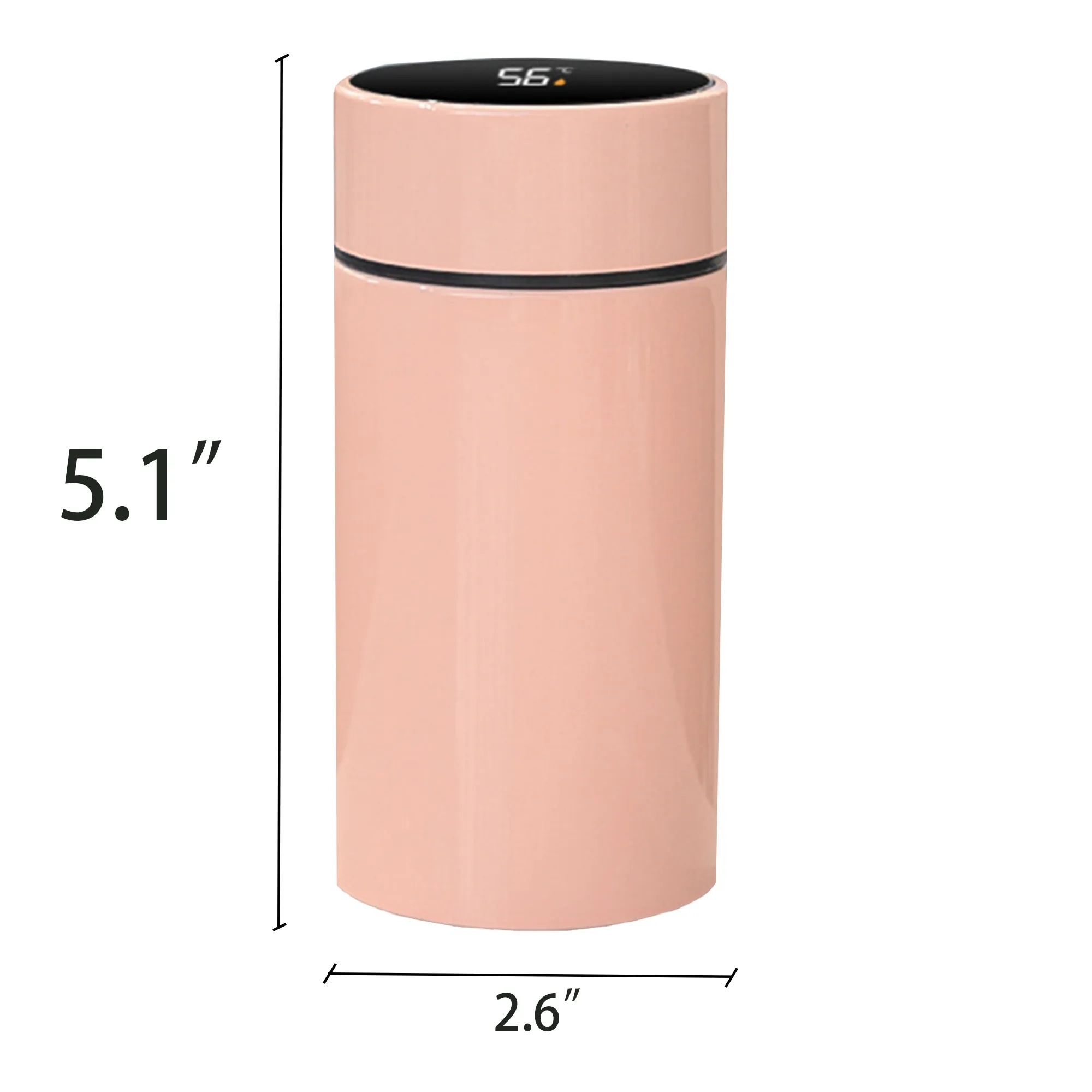 70Z Double Vacuum Temperature Display 304 Stainless Steel Mi, custom water bottle with logo imprint 3