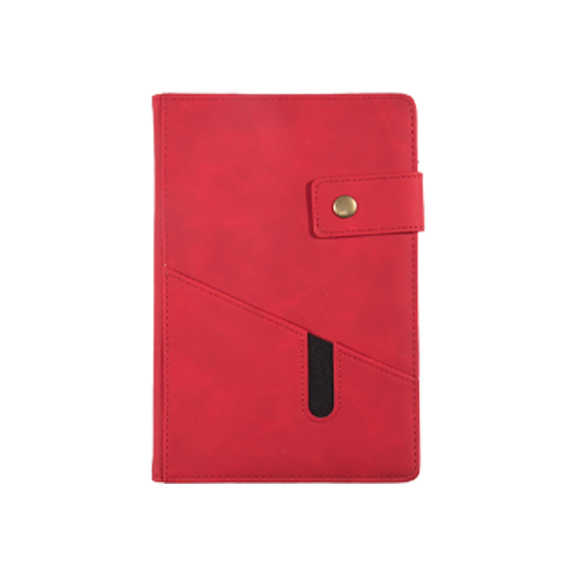 Polyurethane Customizable Leather Notebook Cover With Multi-Functional Pockets 6