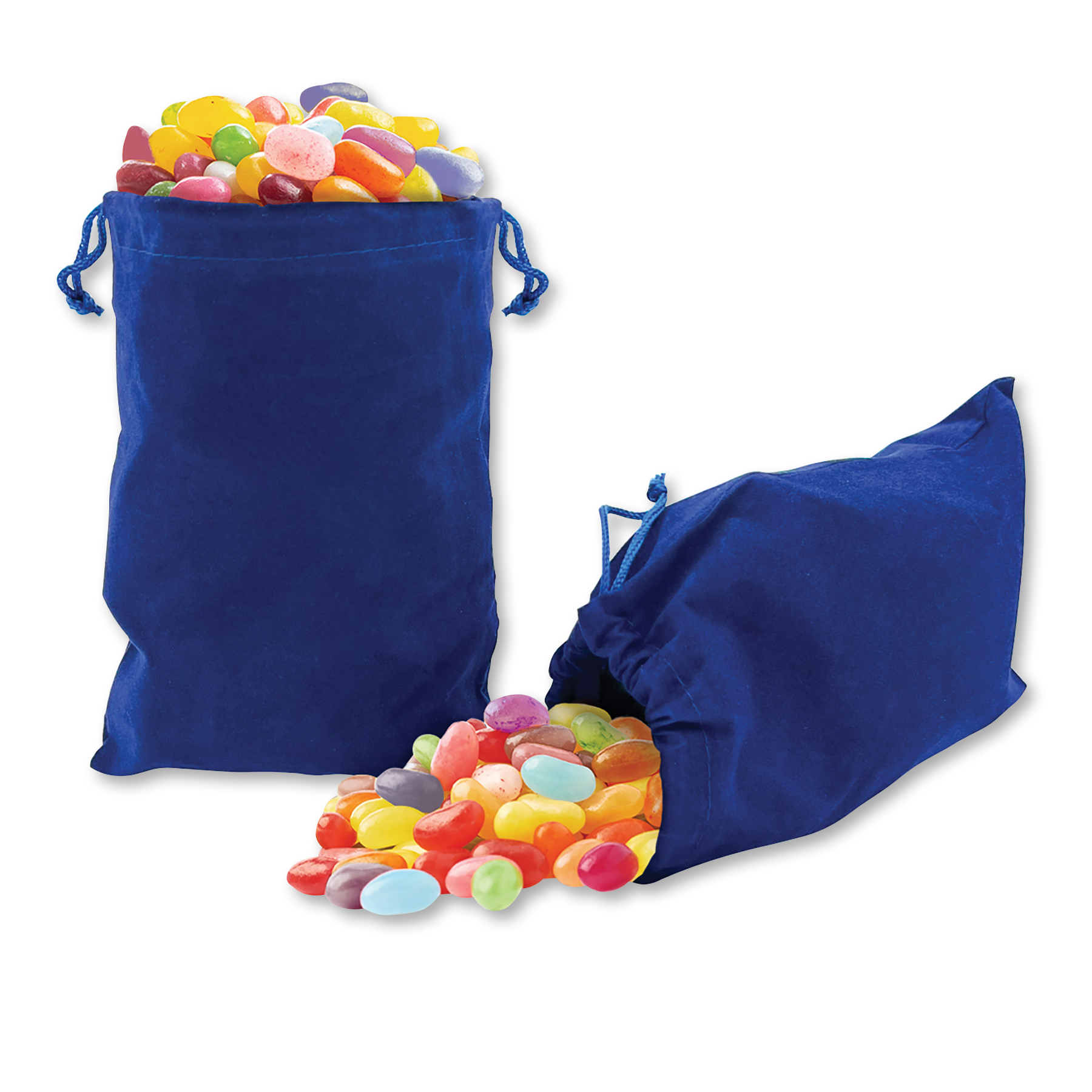 Jelly Belly Jelly Beans in Blue Velour Gift Bag 2