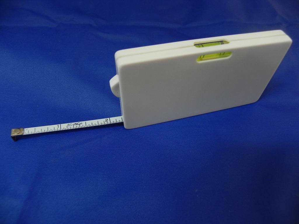 6.5FT Rectangle Business Card Tape Measure with Level Metric Imperial 4
