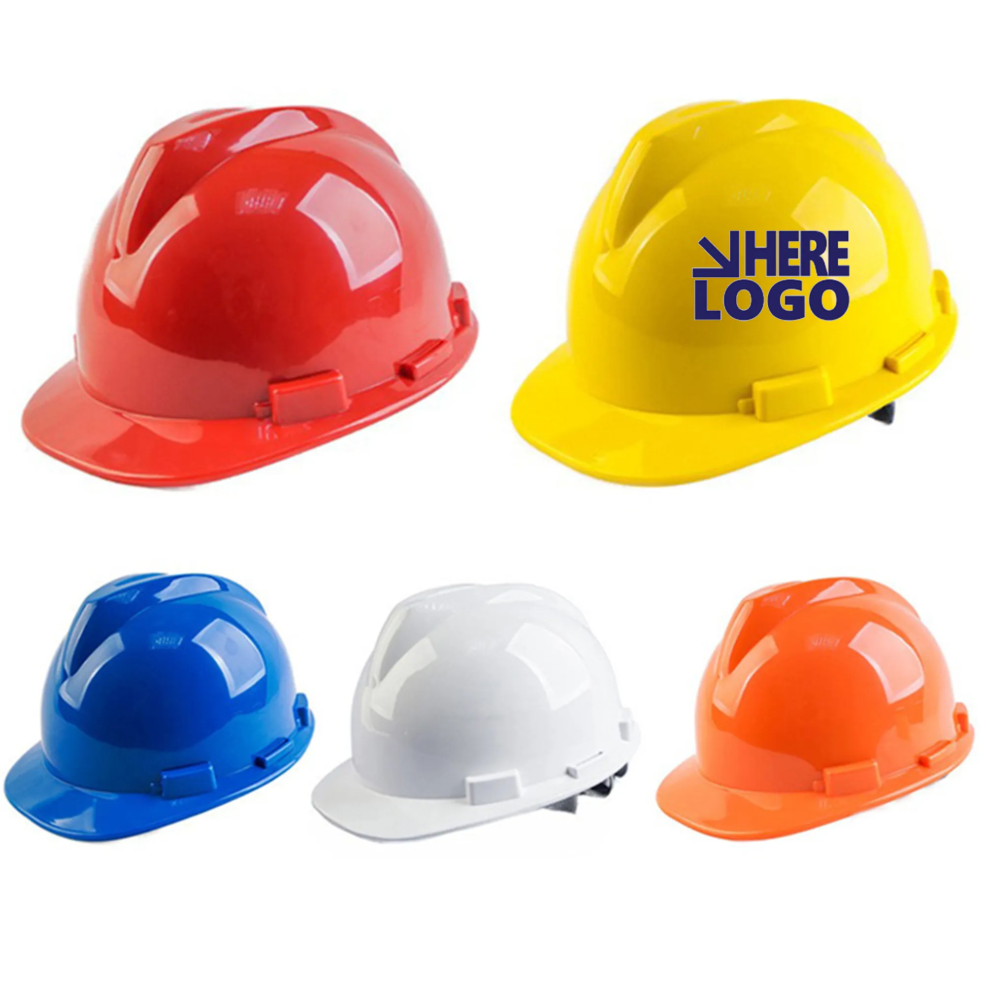 Construction Hard Safety Hat For Labor Protection Customize 4
