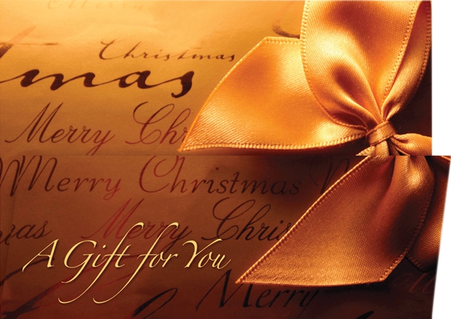 Gift Wrapped Holiday Coupon Cards 4
