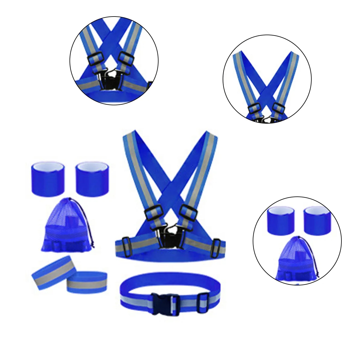 Adjustable Reflective Running Harness 3
