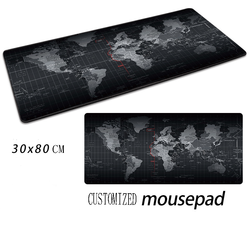 Soft Non-Slip Rubber Base Mouse Mat for Computer Desk Keyboard---31.5"x11.81" 5