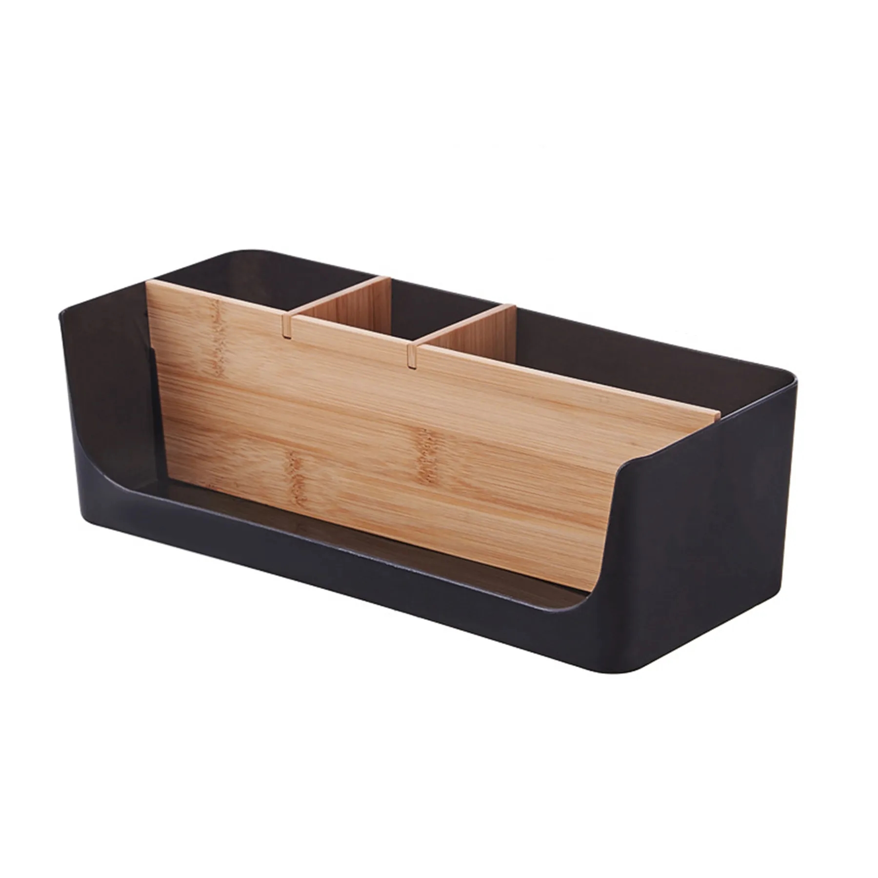 Plastic U-Shaped Large Rectangular 4-Compartment Tabletop St 4
