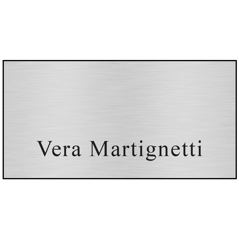 Hollywood Plastic Name Badge (Standard Size 1-1/2" x 3") 2