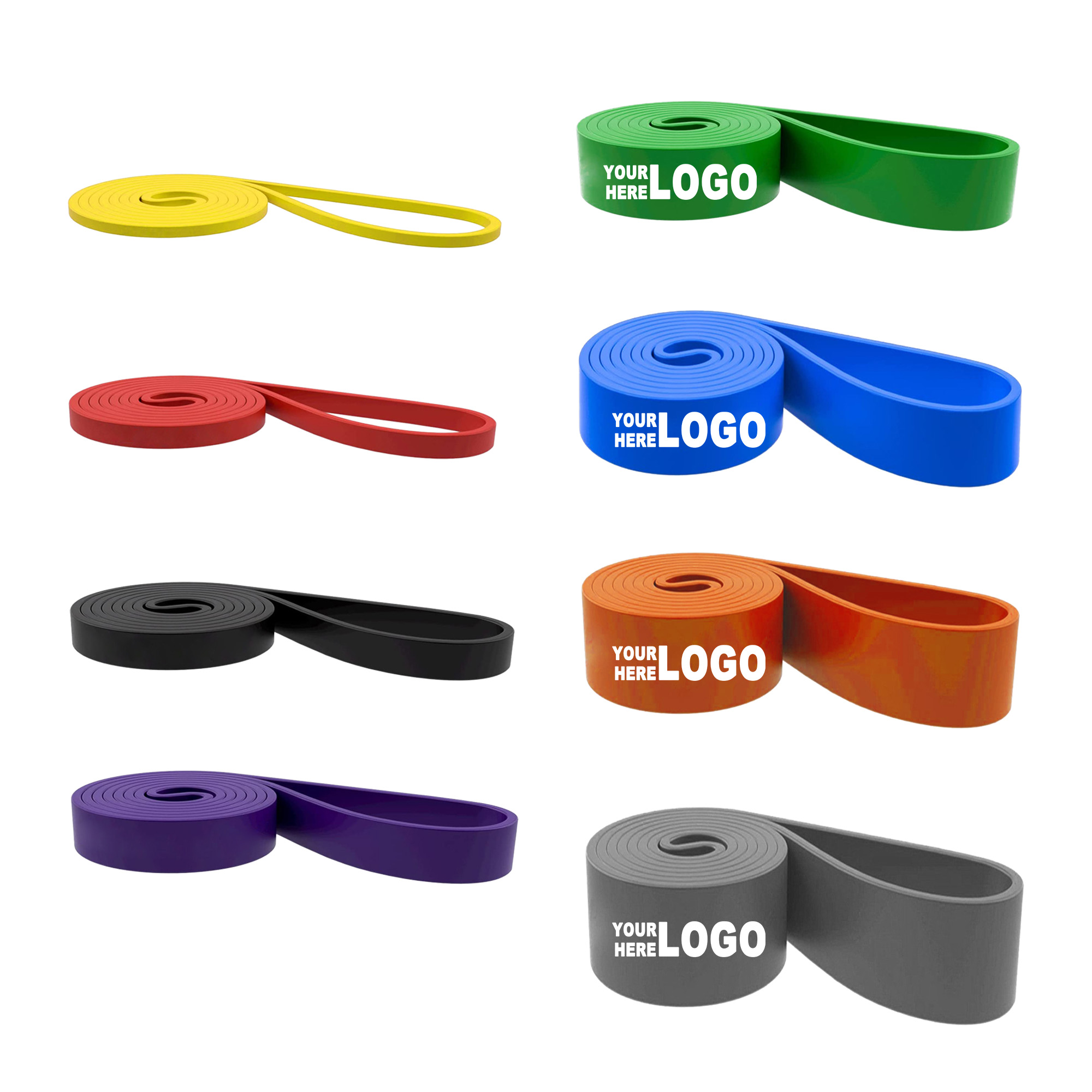Color-Coded Yoga Resistance Bands 1