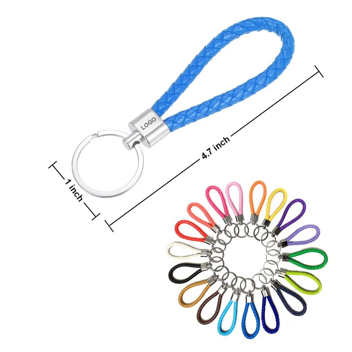 PU Leather Keychain 1